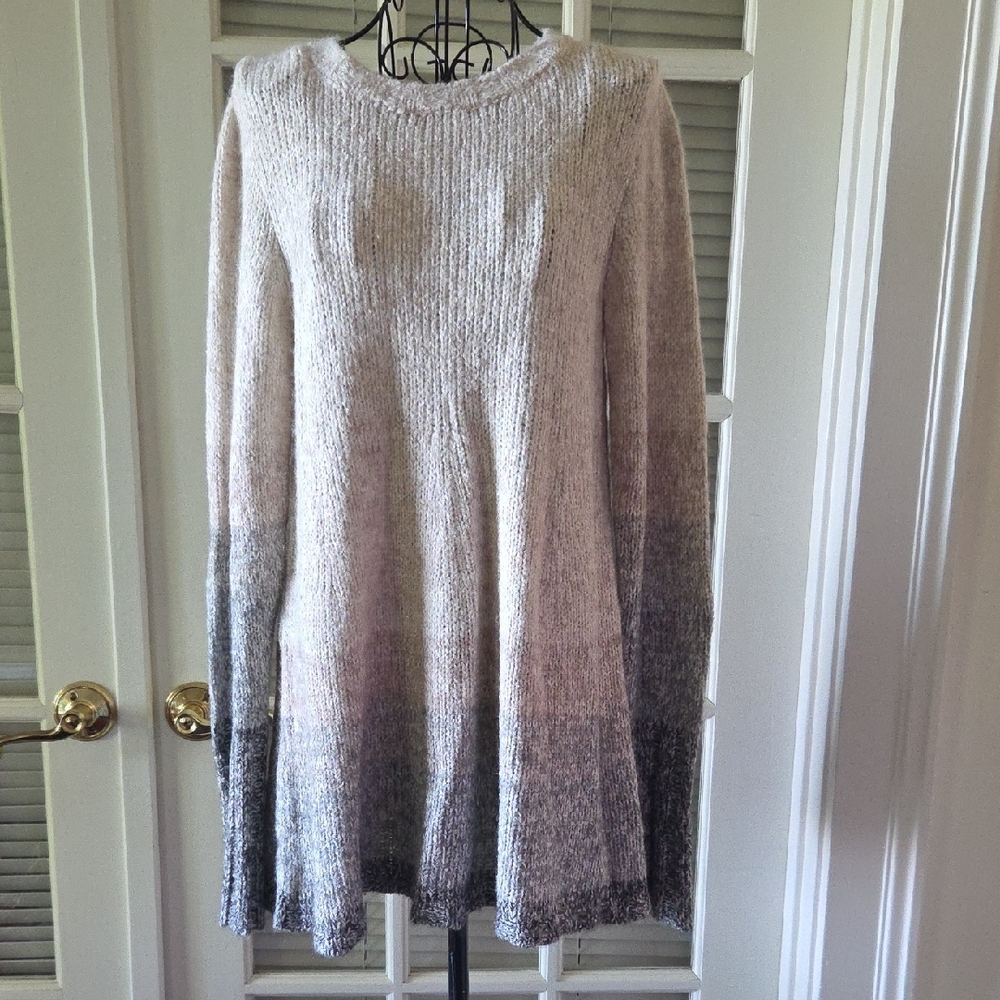 Peruvian Connection Gradient Long Sleeve Alpaca Sweater